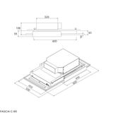 Máy Hút Mùi Âm Tủ Malloca FASCIA C-90