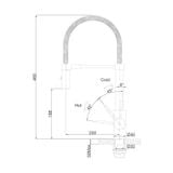 Vòi Rửa Bát Malloca LuxSteel K088-CS