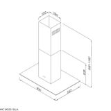 Hút Mùi Đảo Malloca MC-9053 ISLA