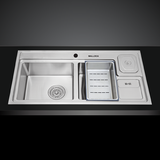 Chậu Rửa Bát 2 Hố Malloca MS 8804 N