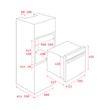 Lò Nướng Kết Hợp Vi Sóng Teka HLC 844 C BK-SS