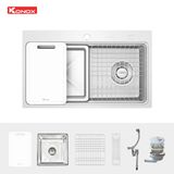 Chậu Rửa Bát 1 Hố Konox KN8048TS Dekor