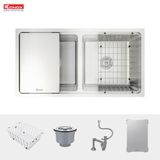 Chậu Rửa Bát 2 Hố Konox KN8646DU Dekor