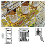 Tủ Kho Cánh Mở Eurogold EPV1460