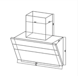 Máy hút mùi gắn tường Hafele HC-H901WB 533.83.655