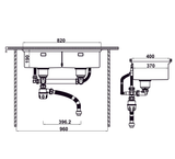 Chậu Inox Hafele - WS R10 HS25-SSN2S-8644 567.94.023: Đỉnh cao thiết kế & độ bền vượt trội