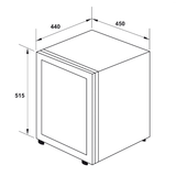 Tủ Lạnh Mini Hafele HF-M42S 568.30.301