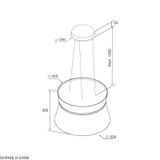 Máy Hút Mùi Đảo Malloca Sophie K-500B