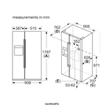 Tủ Lạnh Bosch KAG93AIEPG Side By Side