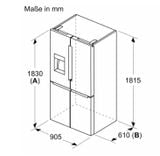 Tủ Lạnh 4 Cánh Bosch KFI96AXEA