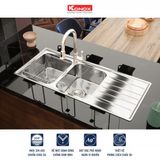 Chậu rửa Konox Artusi KS11650 1D Bàn trái