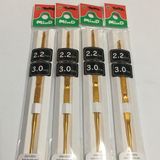  Kim Tulip 2 đầu cán vàng - Tulip Crochet Hook Double pointed 