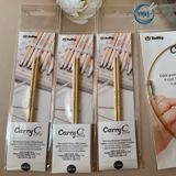  Kim đan Tulip CarryC Long Interchangeable Bamboo Knitting Needles - Kim lẻ 