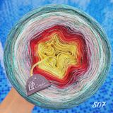  Sợi cầu vồng có kim tuyến (Metallic Yarncake) 