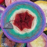  Sợi cầu vồng có kim tuyến (Metallic Yarncake) 