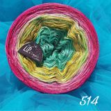  Sợi cầu vồng có kim tuyến (Metallic Yarncake) 