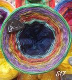  Sợi cầu vồng có kim tuyến (Metallic Yarncake) 