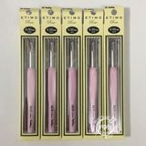  Kim móc Tulip hồng - Tulip ETIMO Rose Steel Crochet Hook with Cushion Grip 