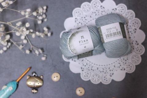  Hamanaka - Flax linen & cotton (loại dành cho móc) 