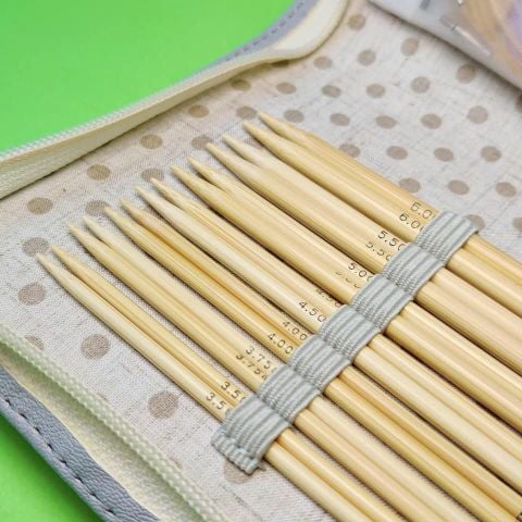  Tulip® Carry C Interchangeable Bamboo Long Knitting Needle Set 