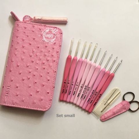 Bộ lớn - Tulip ETIMO Rose Lace Crochet Hook with Cushion Grip Set