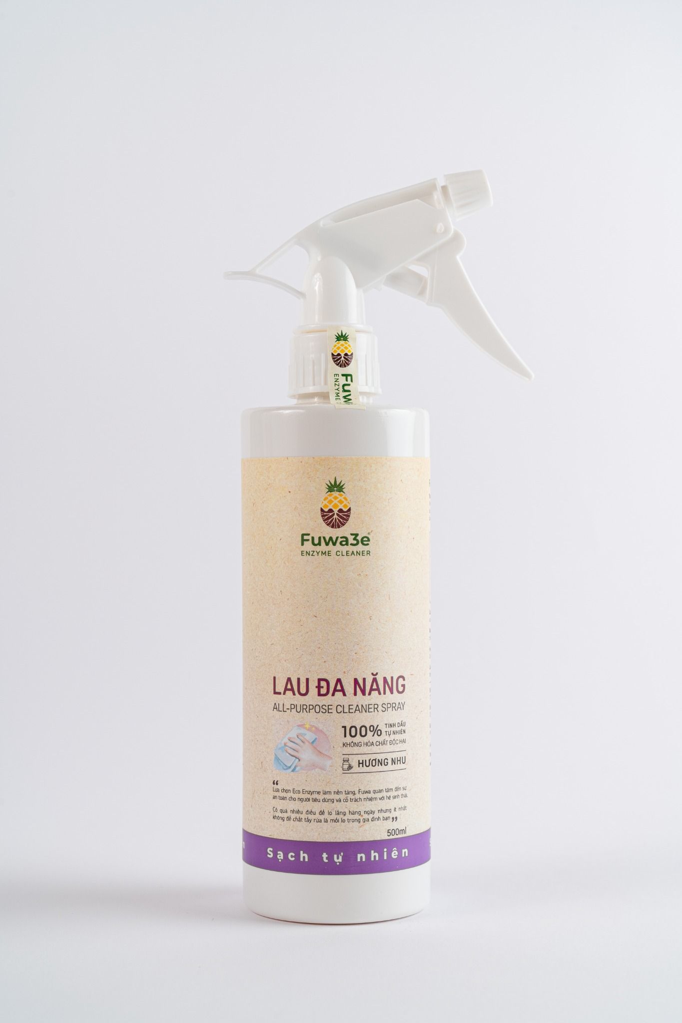  Lau Đa Năng Fuwa3e - Mùi Hương Nhu  (All-purpose Cleaner Spray) 