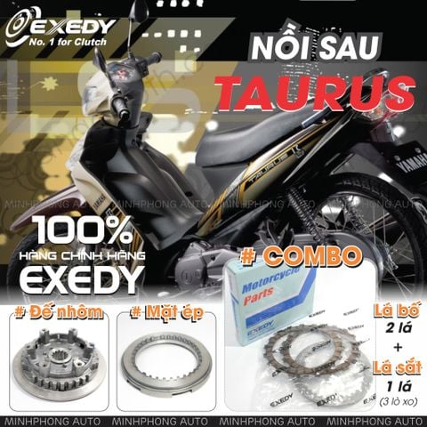 Bộ nồi sau xe TAURUS ( Mâm ép / Lá bố / Lá côn ) Thương hiệu Exedy
