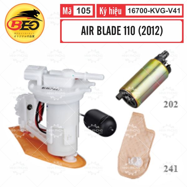 Bộ bơm xăng Beo Air Blade (2012) - 105