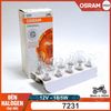 Đèn PHA HALOGEN xe máy OSRAM Mã 7231(18W/5W - 12V) (Hộp 10 Cái)