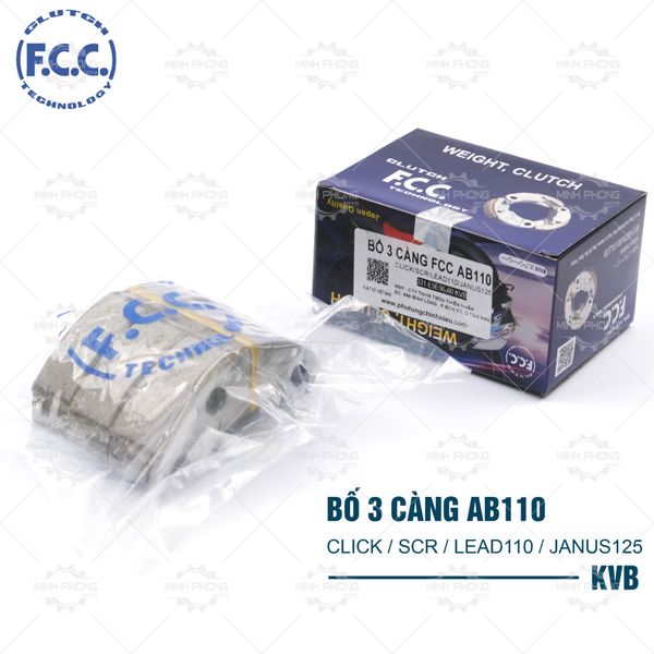 Bố 3 càng FCC AB 110 /CLICK /SCR /LEAD110 /JANUS 125