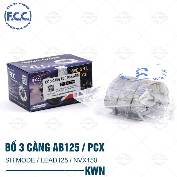 Bố 3 càng FCC PCX /AB 125 /SH MODE /LEAD 125 /NVX 150