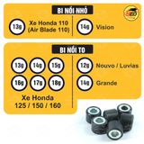 Bi nồi xe máy (Bộ 6 bi) Thương hiệu BEO dùng cho xe Honda / Yamaha