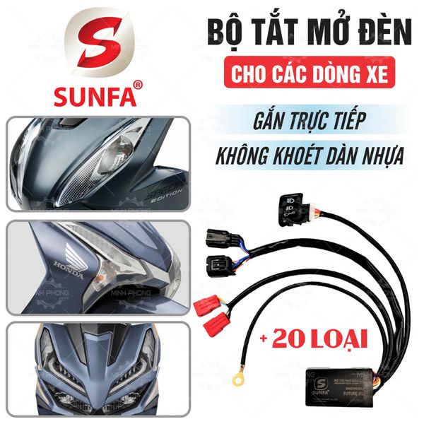 Bộ TẮT / MỞ đèn cho xe đời mới. Thương hiệu SUNFA