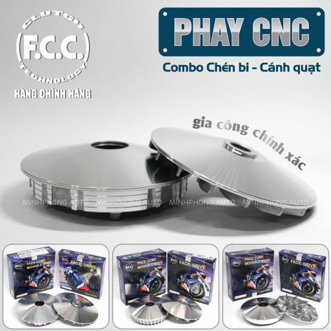 Chén bi - Cánh quạt xe máy phay bẻ độ CNC /  Chính hãng FCC