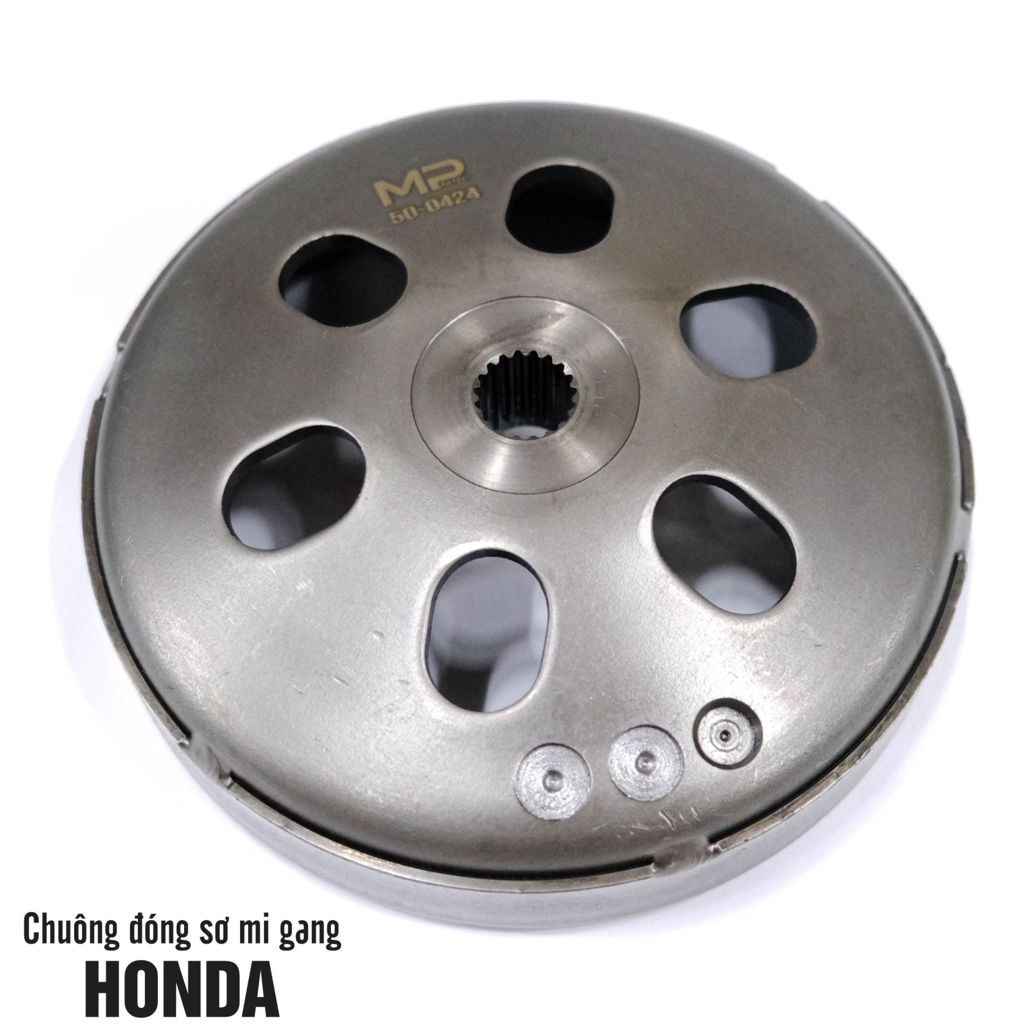 Chuông nồi đóng sơ mi gang cho xe HONDA / Chống rung giật - Hụp ga