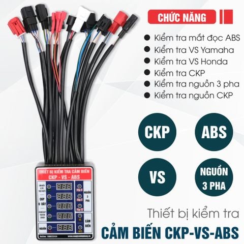 Thiết bị kiểm tra cảm biến CKP - VS - ABS / Kiểm tra nguồn 3 pha xe máy