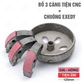 COMBO Chuông EXEDY + Bố 3 càng HONDA DÀI - HỒNG (TIỆN CNC)