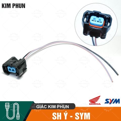 Giắc kim phun xe máy / Giắc cắm béc phun nhiên liệu (Mua 4 sợi hoặc kèm hàng)