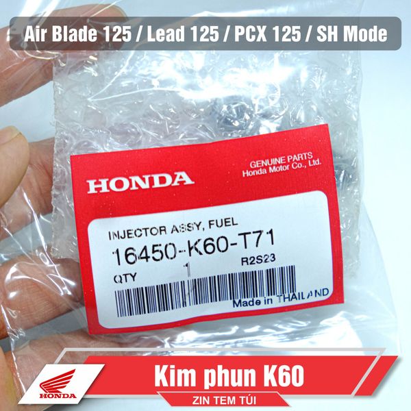 Kim Phun ZIN HONDA 6 lỗ / Hàng Zin tem túi / Béc phun nhiên liệu