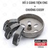 COMBO Chuông EXEDY + Bố 3 càng HONDA NGẮN - ĐEN (TIỆN CNC)