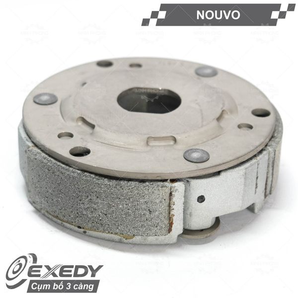 Cụm bố 3 càng xe NOUVO (Guốc văng ly hợp)  Hãng EXEDY