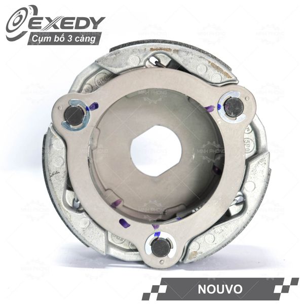 Cụm bố 3 càng xe NOUVO (Guốc văng ly hợp)  Hãng EXEDY