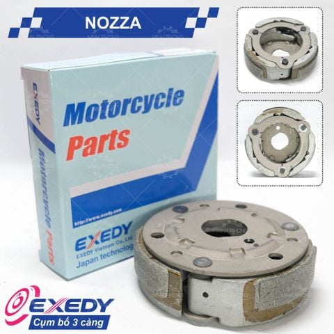 Cụm bố 3 càng xe NOZZA (Guốc văng ly hợp)  Hãng EXEDY