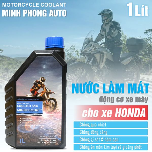 Nước làm mát cho xe HONDA Thương hiệu Minh Phong Auto ( nước màu XANH LÁ )