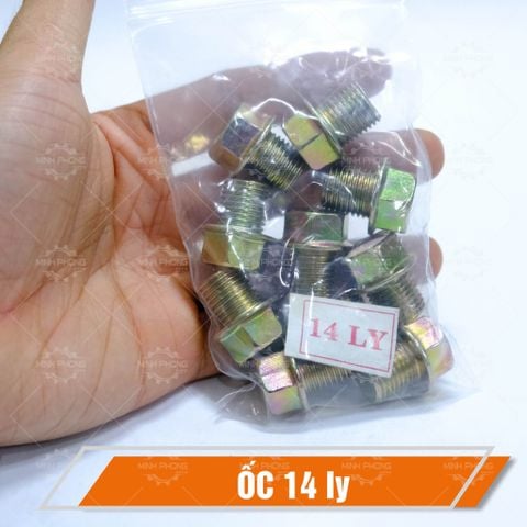 (Túi 10 con) Ốc xả nhớt 13 ly và 14 ly