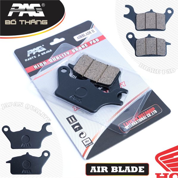 Bố thắng đĩa ( Má phanh ) thương hiệu PAG cho xe máy Honda/ Yamaha / SYM