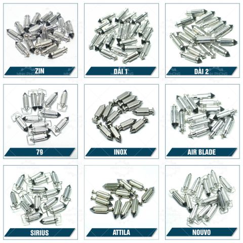 Pontu ( Kim 3 cạnh ) xe số / Bình xăng con / Chế hòa khí