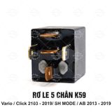 Rờ le đề 5 chân ZIN Honda (38502-K59-A11) Dùng cho Vario / Click 2103 - 2019/ SH MODE / AB 2013 - 2019 ... / Relay xe máy