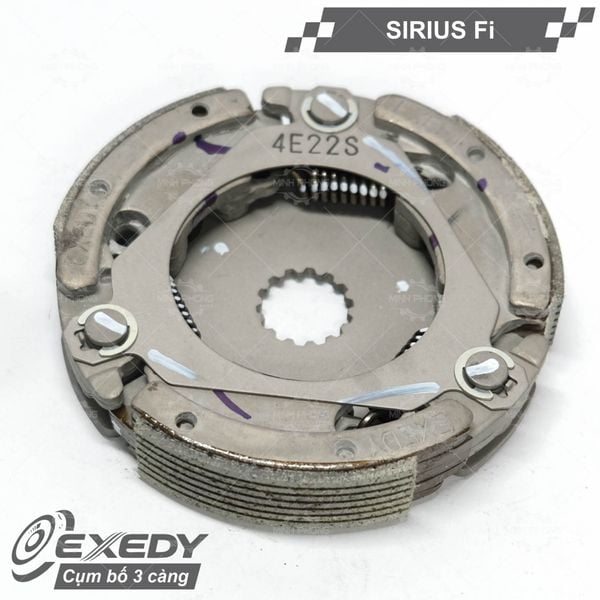 Cụm bố 3 càng xe SIRIUS Fi / JUPITER Fi (Guốc văng ly hợp)  Hãng EXEDY