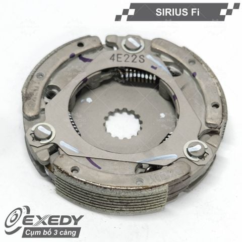Cụm bố 3 càng xe SIRIUS Fi / JUPITER Fi (Guốc văng ly hợp)  Hãng EXEDY